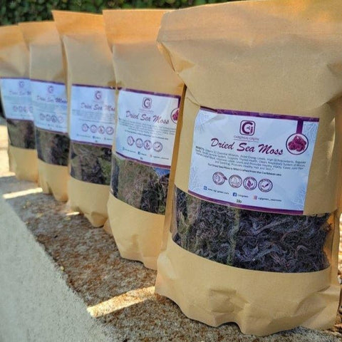 5 lb - 25lb + Dried Wildcrafted Purple Sea Moss - Bulk Orders - Whole Sale - CGI Green