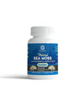 60ct Natural Sea Moss With Bladderwrack & Burdock Root Supplements 1460mg - CGI Green
