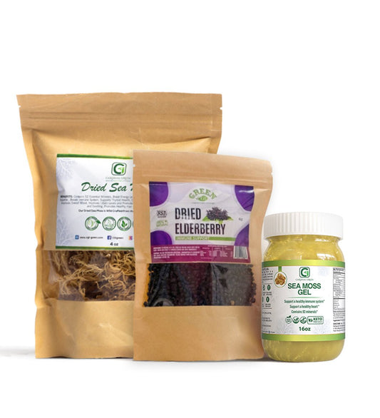 Gold Sea Moss Bundle - CGI Green