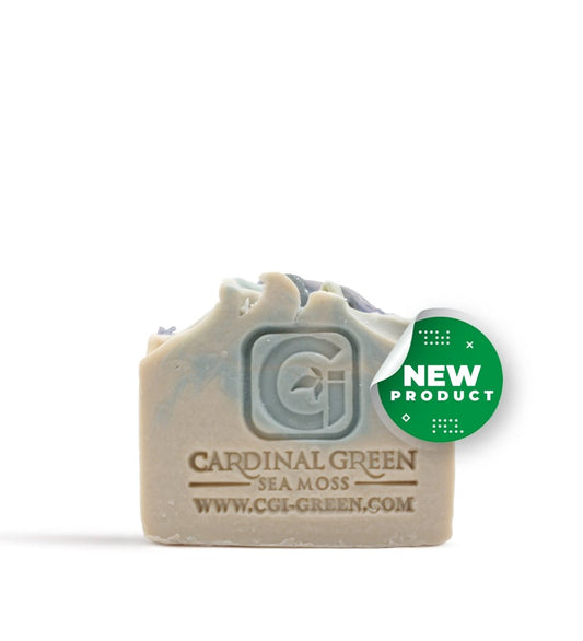 Sky Blue Sea Moss Soap - CGI Green